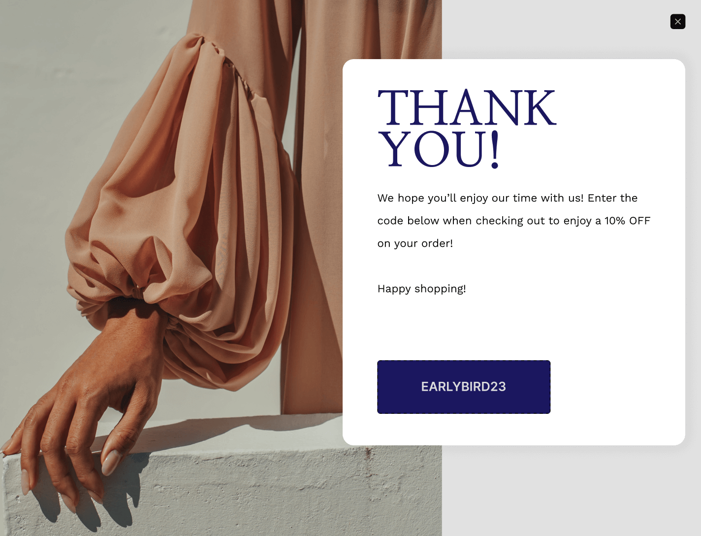 Desktop - Message with Coupon