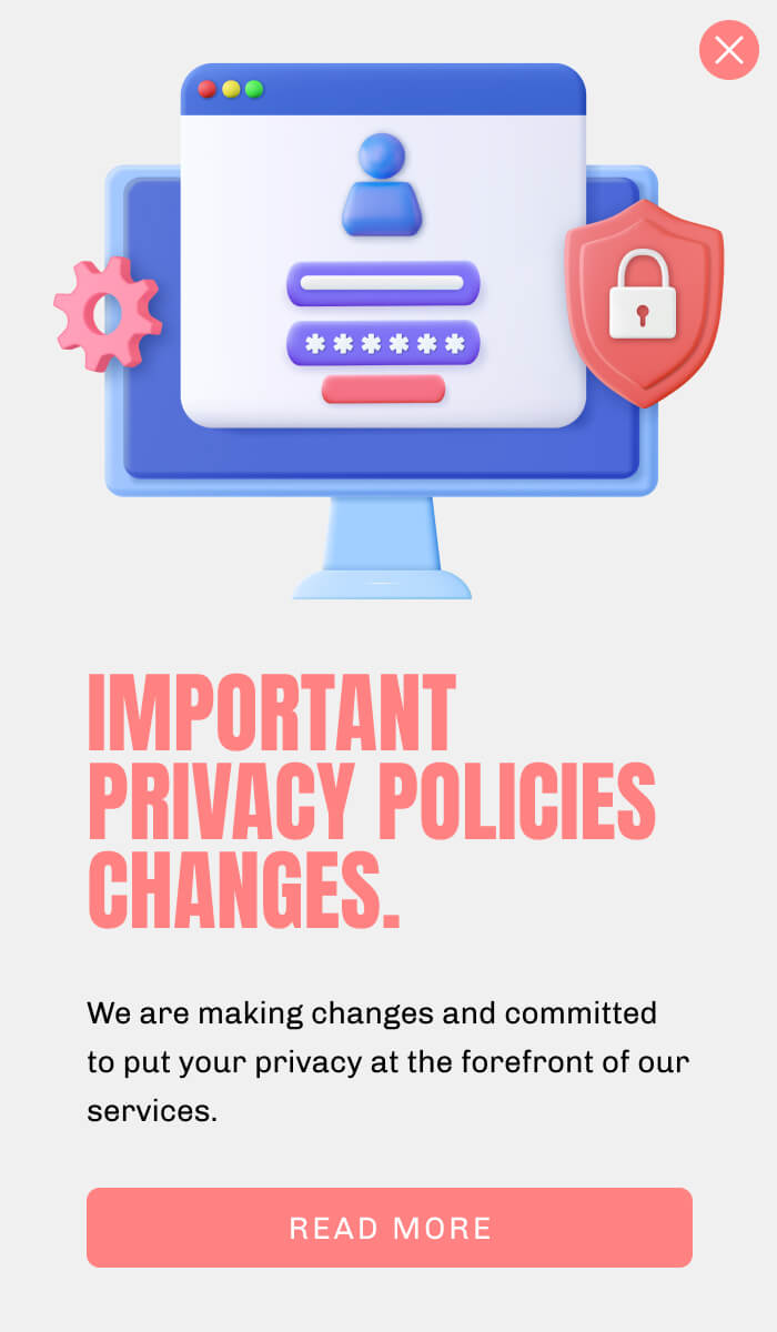 Important privacy policy changes