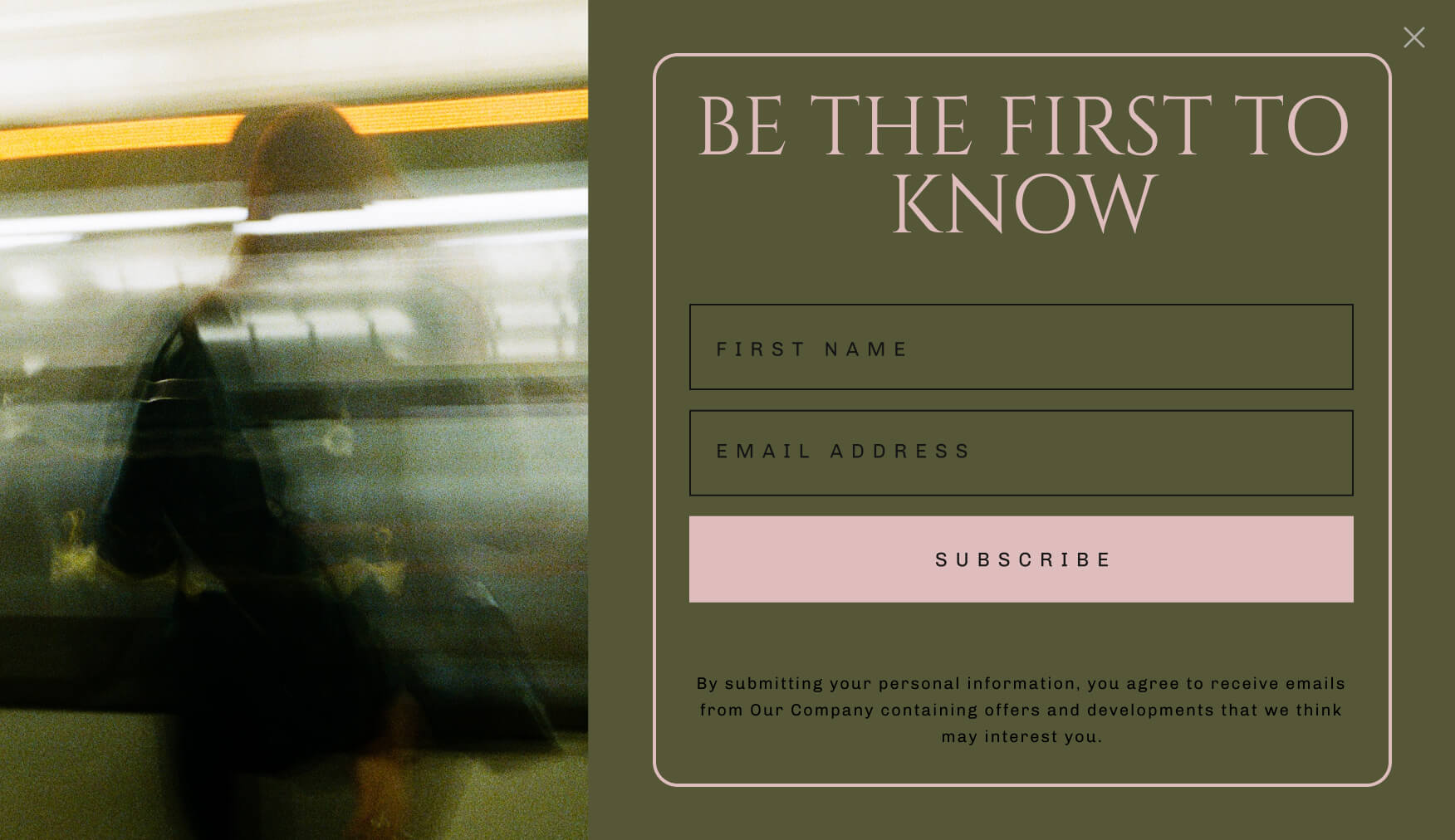Be the first to know