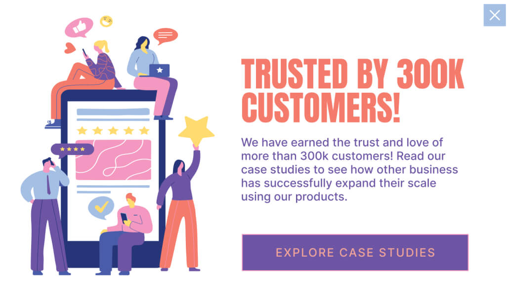 Trusted by 300k customers