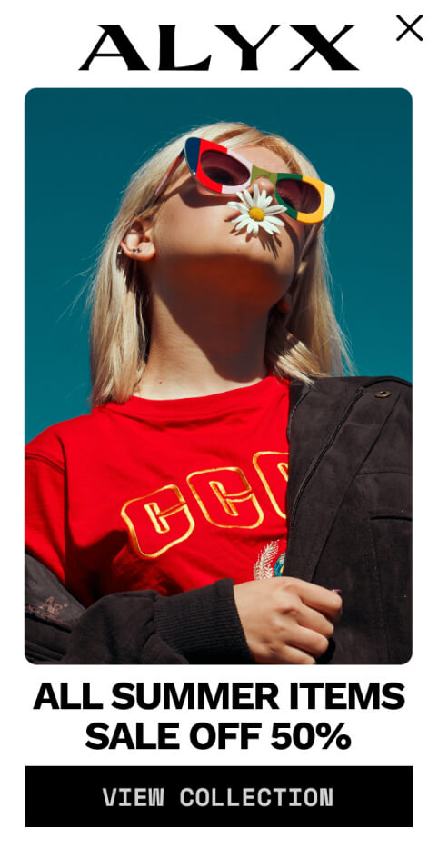 All summer items sale off